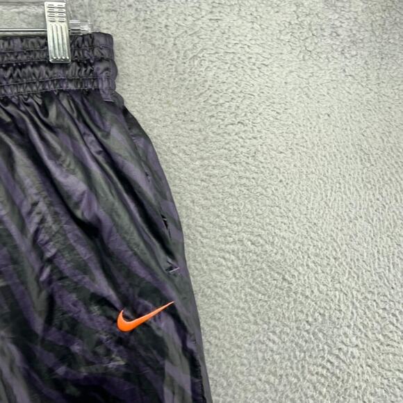 Nike Track Pants Women's Small Purple Black Zebra Print Icon Clash Cuffed Jogger - Picture 7 of 12